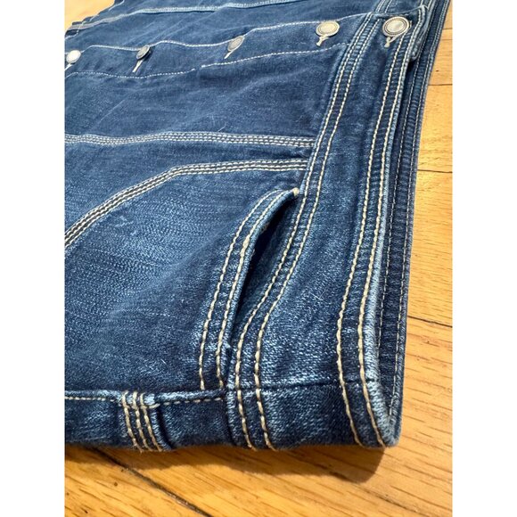 CJ BANKS Denim Button-Front Skirt - Picture 4 of 7